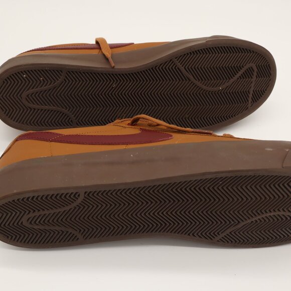 Nike SB Blazer Low Pro GT Light British Tan/Dark Team Red Size 14 - Picture 7 of 9